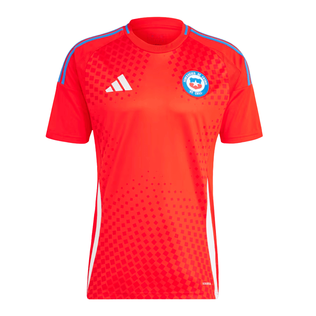 cde07bbda8b58d969f86451dabaa3b42.png Chile Home Soccer Jersey Copa America 2024 - Image 1